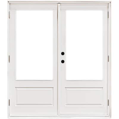 Smooth White Exterior And Interior Mp Doors Patio Doors Ht5068r3q01 64 400 