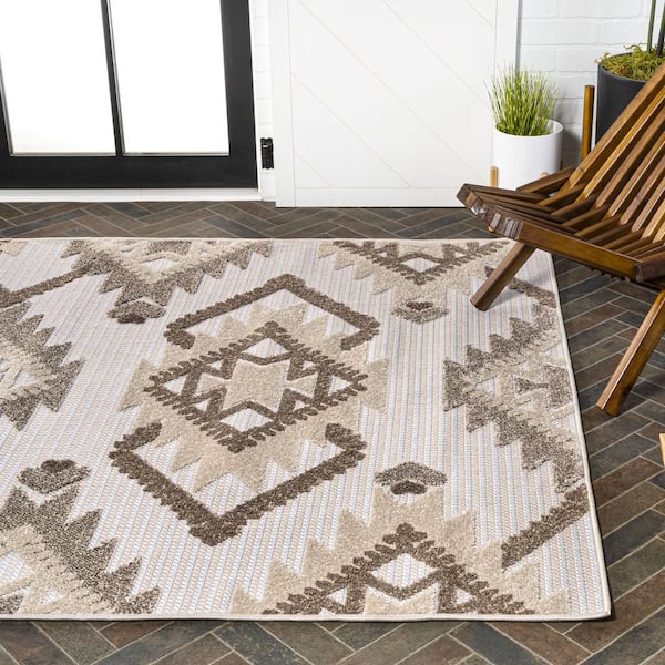 Diamond Brim Outdoor Rug