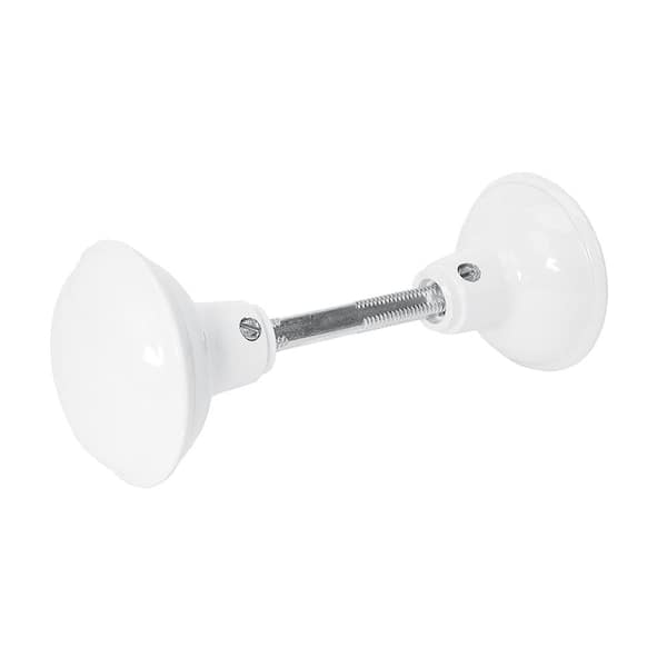 Prime-Line White Painted Spindle Knob Set