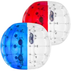 Inflatable Bumper Balls 2-Piece Bubble Soccer Balls 5 ft. PVC Inflatable Body Zorb Balls for Adults or Children