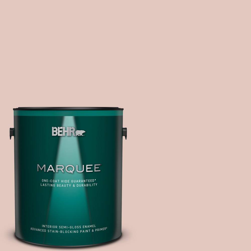 BEHR MARQUEE 1 gal. S1702 Rosewater SemiGloss Enamel Interior Paint