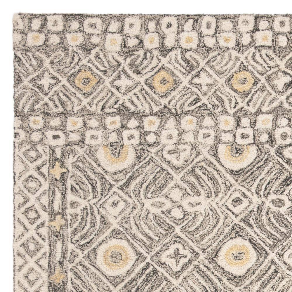 Artisan Ivory Wool 59" Hand-Tufted Round Area Rug