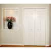 DistancePower 30-Inch Bi-Fold Door Track Kit – White Hardware For Double Folding/Accordion Doors, 2 Kits