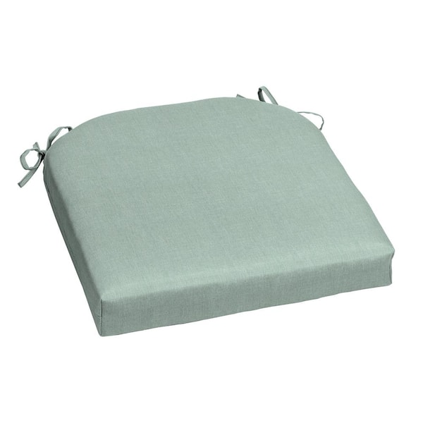 Hampton Bay 20 in x 20 in Cushion Guard Square Outdoor Seat Cushion in Seabreeze