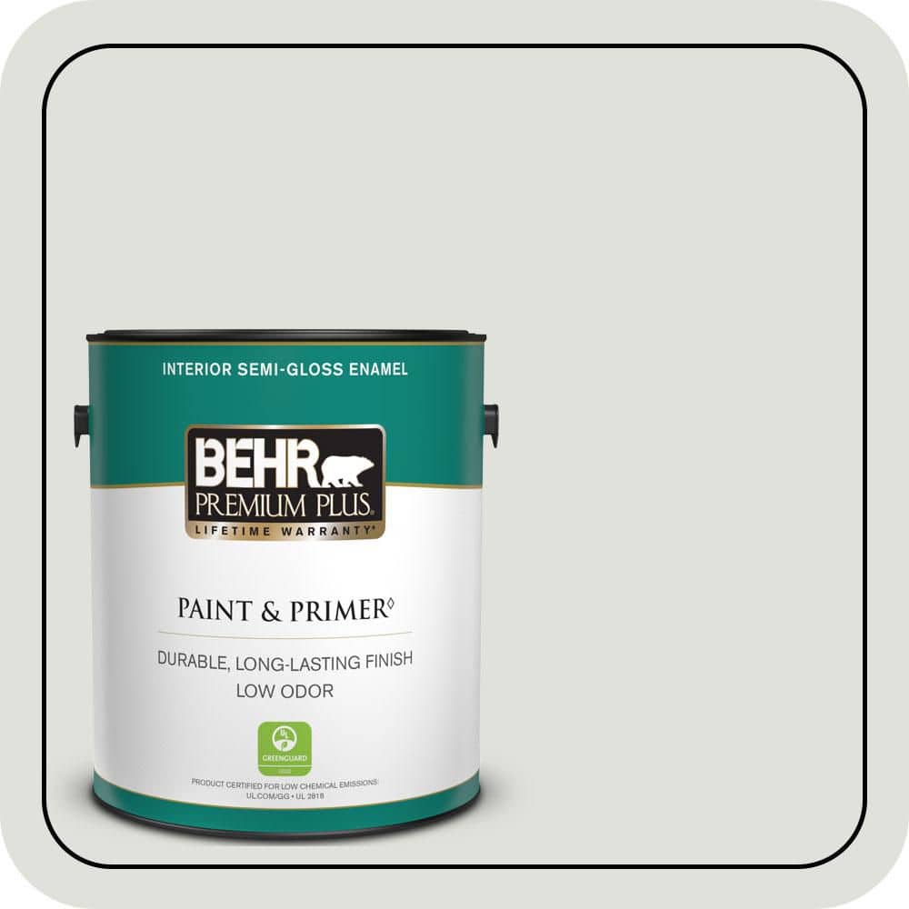 1 gal. #GR-W06 Winds Breath Semi-Gloss Enamel Low Odor Interior Paint & Primer price history on PriceWatchPro