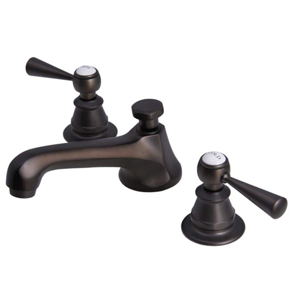 Water Creation 8 In Widespread 2 Handle Century Classic Bathroom   Oil Rubbed Bronze Water Creation Widespread Bathroom Faucets F2 0009 03 Ml 64 1000 