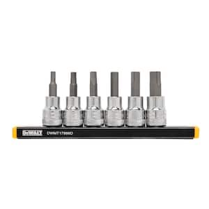 3/8 in. Drive SAE Hex Socket Set (6-Piece)