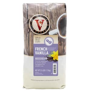 Whole Bean 40 oz. French Vanilla 2.5 lb. Bag Light Roast Coffee Beans