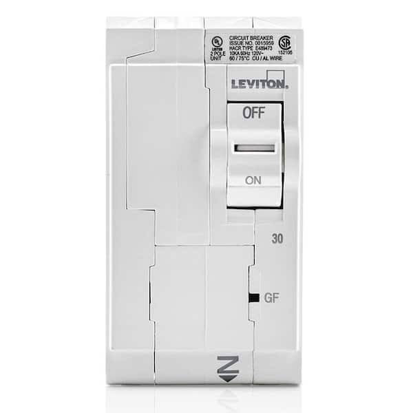 Branch Circuit Breaker, GFPE 2-Pole 30 Amp, 120-Volt/240-Volt, Hydraulic Magnetic LB230-EP