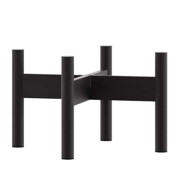 ISPRING Wooden Stand for DGF2 Gravity-Fed Stainless Steel Countertop Water Filter System, Black Wood