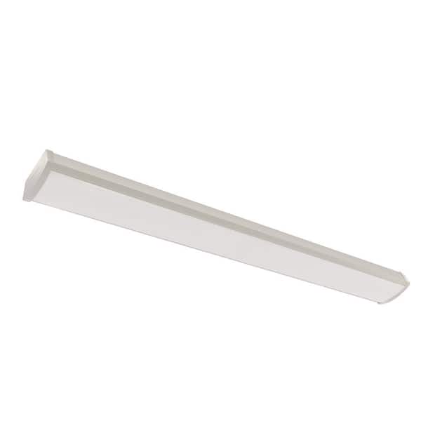 LED Linear Wraparound Light. 1 pack, 4 ft. 3200 Lumens, Integrated LED Dimmable White Wraparound Light 4000k Light Color