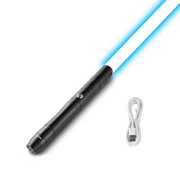 SKYSHALO Lightsaber 12 RGB Colors 38" Sound Mute Rechargeable Dueling Light Saber