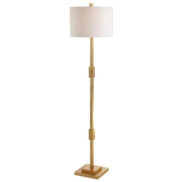 Windsor 61.5 in. Resin/Metal LED Floor Lamp, Gold Leaf