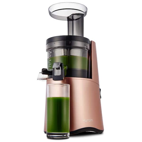 Ijsbeer gereedschap Fraude Hurom H-AA 16.9 fl. oz. Rose Gold Slow Juicer with Slow Squeeze Technology  H-AA-LBB17 - The Home Depot
