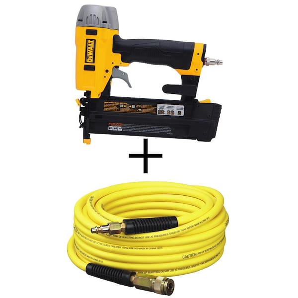 Brad Nailer Kit Air Tool Adjustable Belt Hook By DEWALT 18-Gauge Pneumatic 2 in 