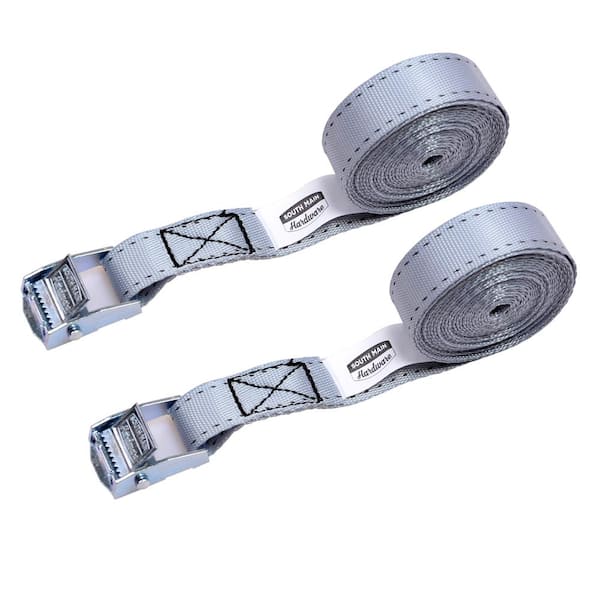 South Main Hardware 12 ft. x 1 in. Cam Buckled Straps (2-Pack)