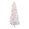 Puleo International 9 ft. Pre-Lit White Slim Fraser Fir Artificial ...