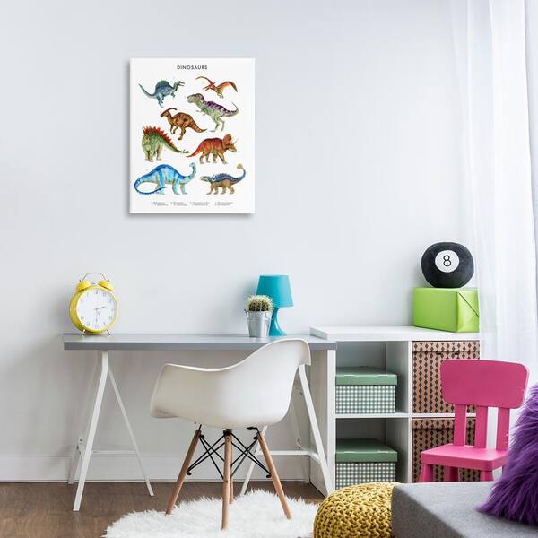 Stupell Industries Dinosaur Learning Chart by Brett Blumenthal