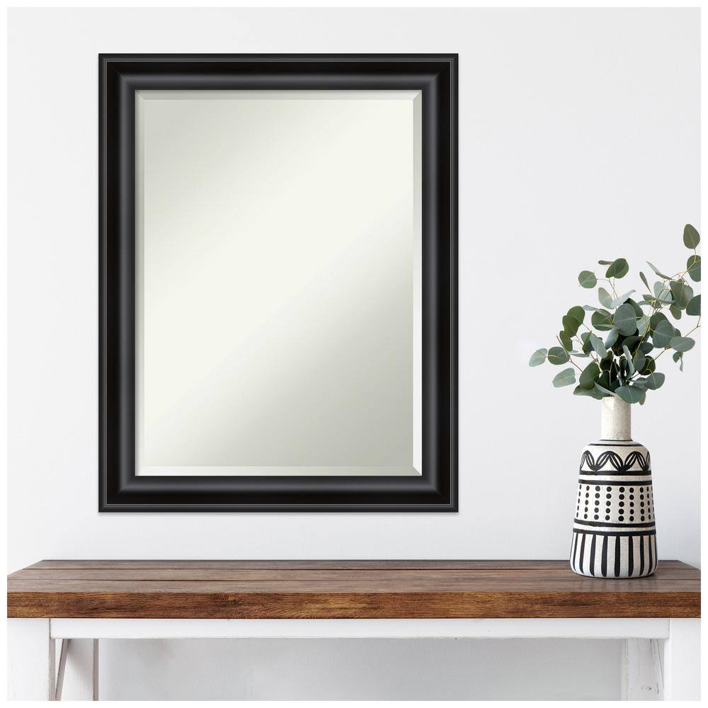 Noir Wood Framed Full Length Rectangular Wall Mirror