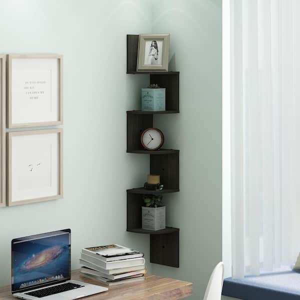 corner wall bookcase