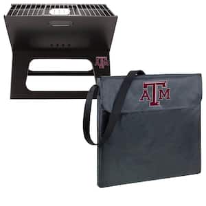 X-Grill Texas A&M Folding Portable Charcoal Grill