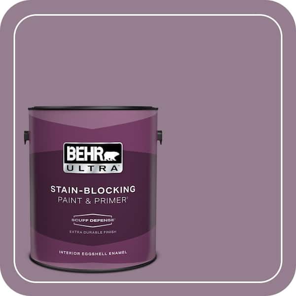 BEHR ULTRA 1 gal. #680F-5 Plum Swirl Extra Durable Eggshell Enamel Interior Paint & Primer