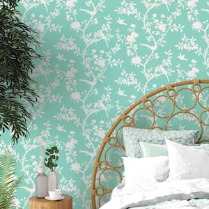 Garden Affair Floral Peel and Stick Wallpaper (Covers 56 sq. ft.)