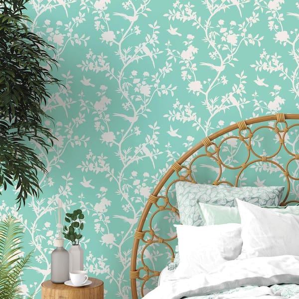 Garden Affair Floral Peel and Stick Wallpaper (Covers 56 sq. ft.)