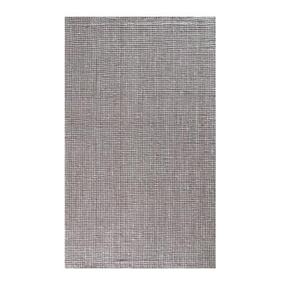 Gray Jute 3 X 5 Area Rugs Rugs The Home Depot