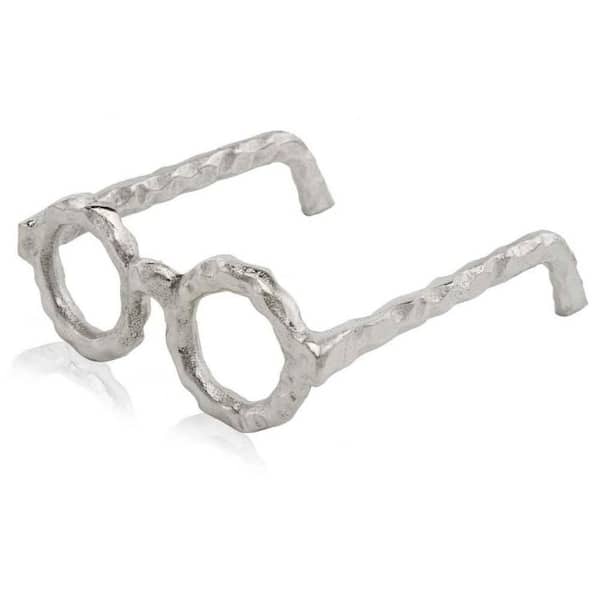 HomeRoots 2 in. Aluminum Silver Unthemed Sculpture