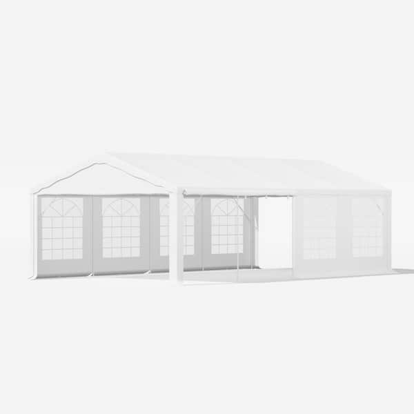 13 ft. x 26 ft. Party Tent Heavy Duty Outdoor Wedding Tent with Removable Sidewall