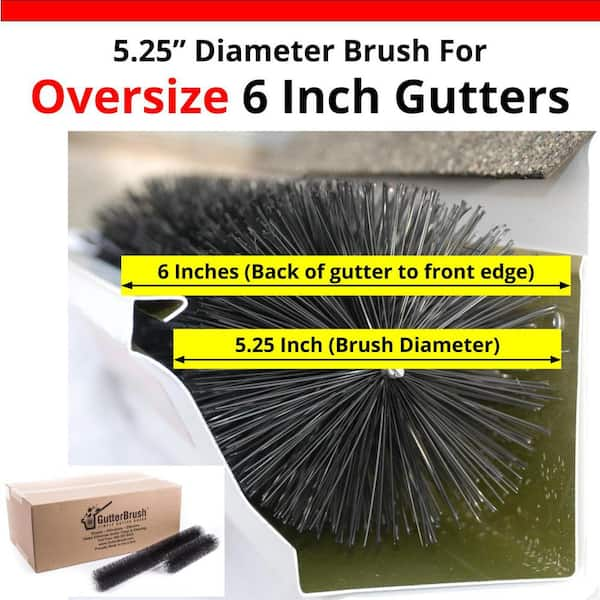 GutterBrush 6 Gutter Guards - 36 ft