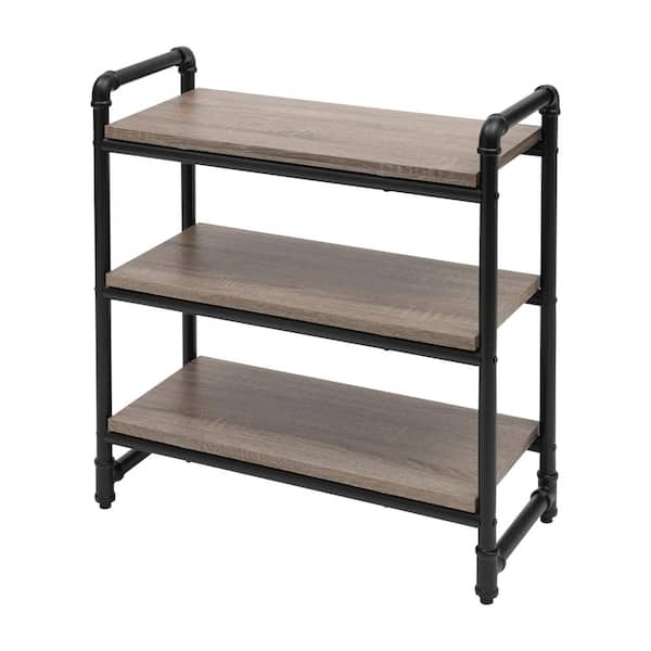 LISSIMO 33.7in. H x 34in. W x 18in. D Garage Shelving 3 Tier Metal