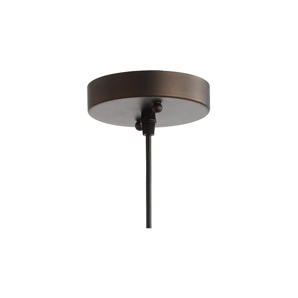 Rustic Farmhouse 14.25" Oil Rubbed Bronze LED Pendant Light