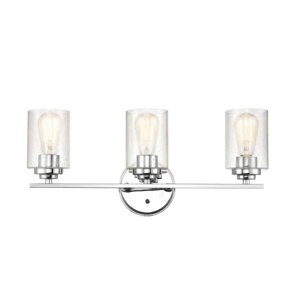 Millennium Lighting 22 in. 3-Light Chrome Vanity Light