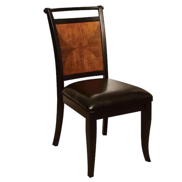 Salida I Espresso and Black Transitional Style Side Chair