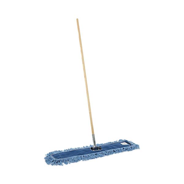 24 in Wood Handle Blended Dust Flat Mop