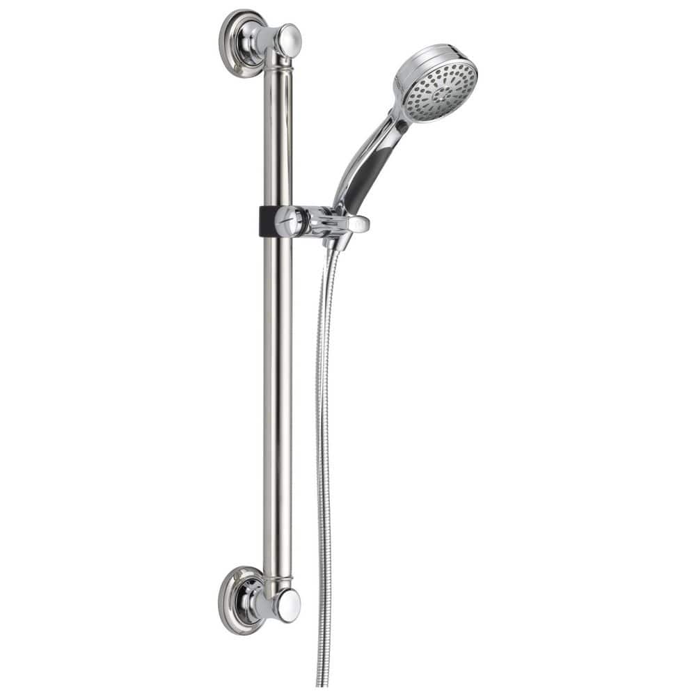 Delta Universal Showering Components 9-Spray Wall Bar Shower Kit with ...
