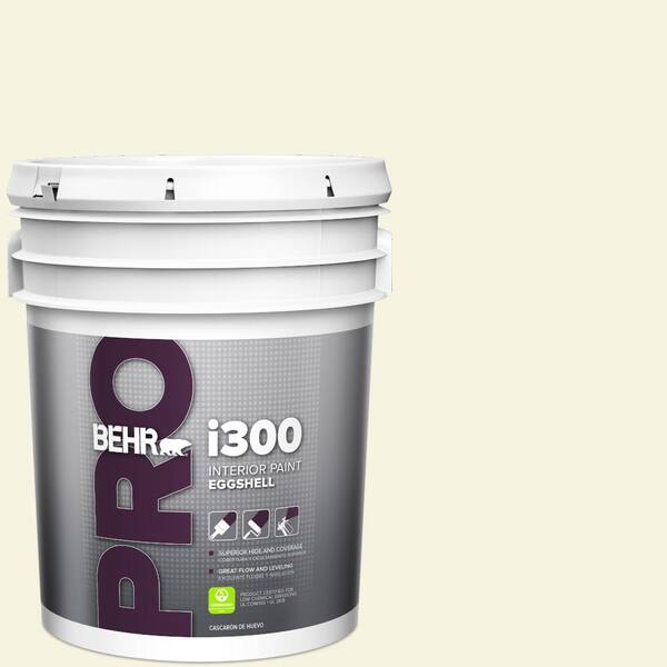 BEHR PRO 5 gal. #BWC-03 Lively White Eggshell Interior Paint