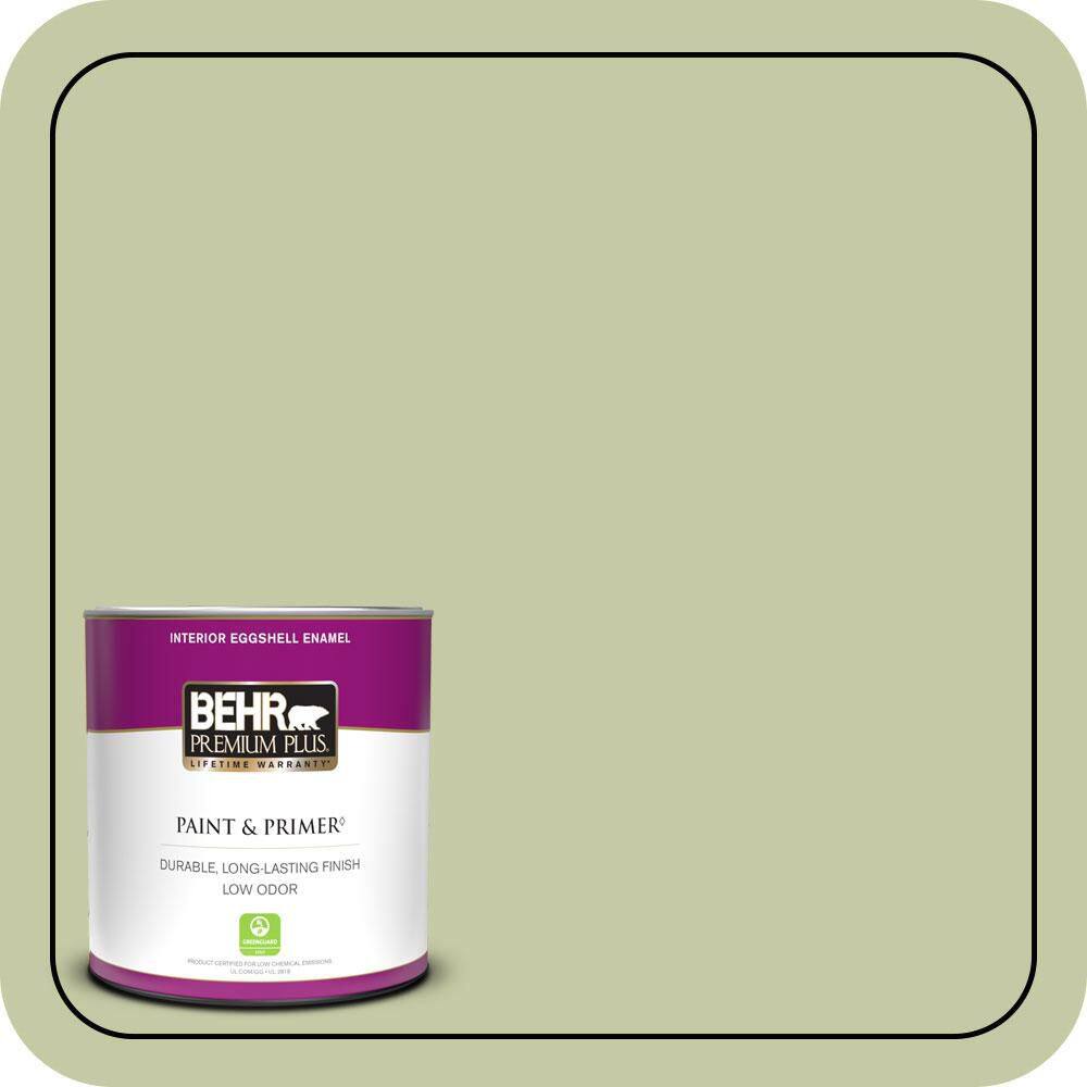 1 qt. #M350-3 Sap Green Eggshell Enamel Low Odor Interior Paint & Primer price history on PriceWatchPro