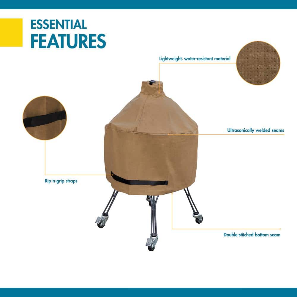 Duck Covers Essential Water-Resistant Tan BBQ Grill Cover