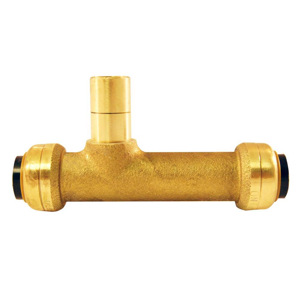 1/2 in. Brass Push-To-Connect x Push-To-Connect x Copper Tube Size Adapter Slip Tee price history on PriceWatchPro