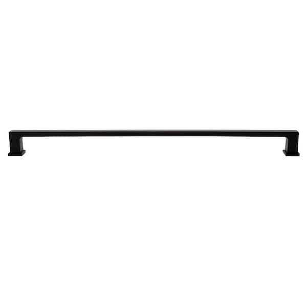 50-Pack Chelsey 12 in. (305 mm) Center-to-Center Classic Matte Black Bar Drawer Pull