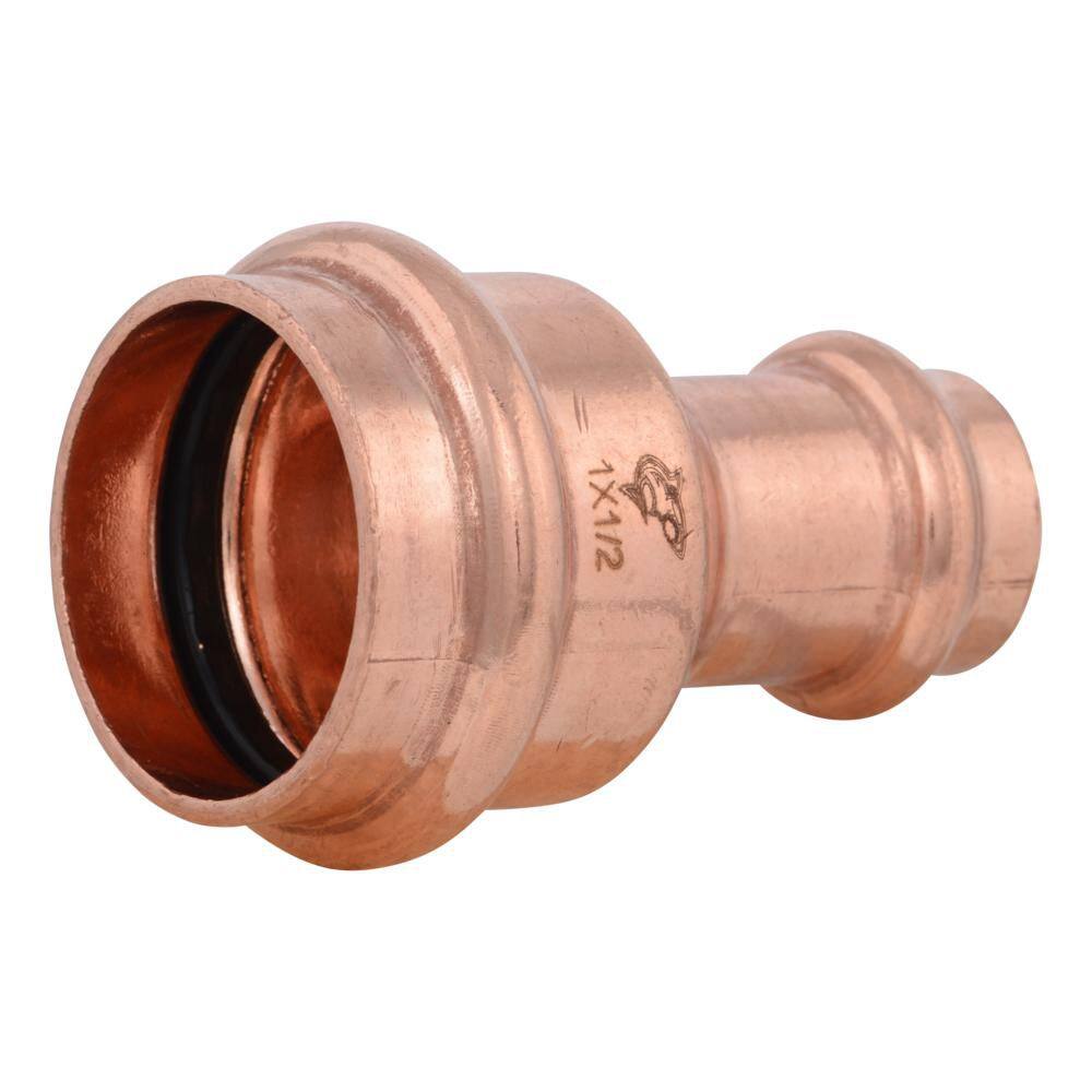 1-in x 1/2-in Copper Press Reducing Coupling (5-Pack) price history on PriceWatchPro