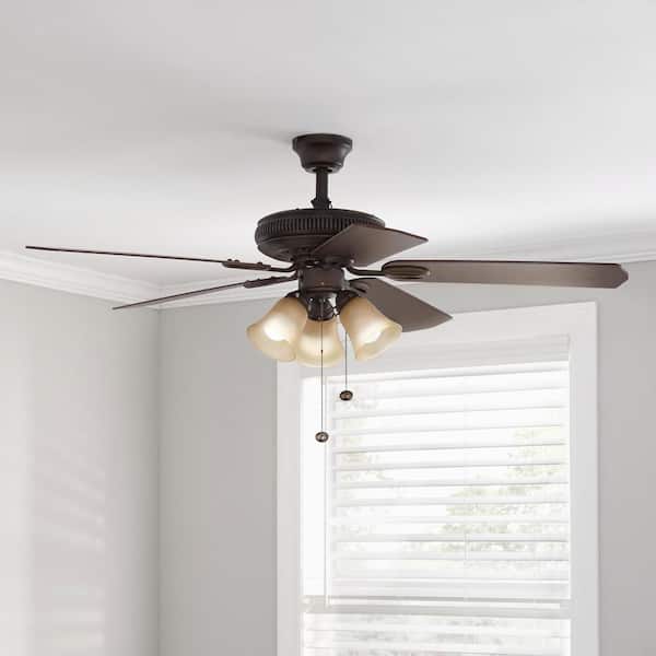 Glendale II 52 in. LED Indoor Oil Rubbed Bronze Ceiling Fan