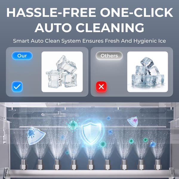 SIWGYDA 13.78 in. Freestanding Commercial Full Size Cubes Spray