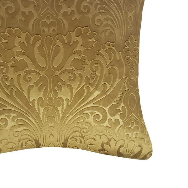 16 18 20 Luxury Plush Gold Feather Soft Cushion Cover Pillow Case Home  Decor