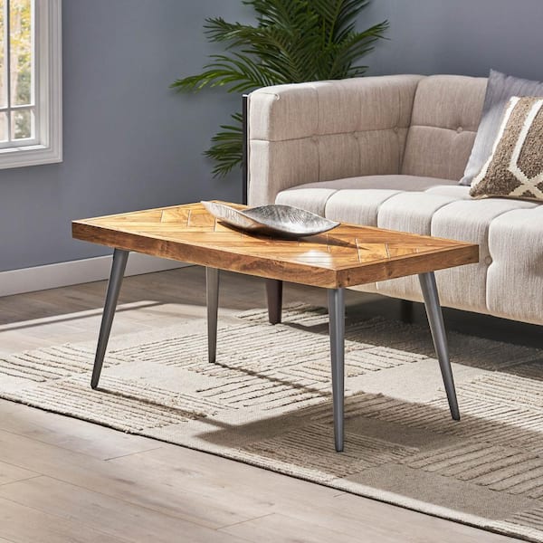 Laura Modern Classic Natural Oak Wood Round Edge Oval Coffee Table