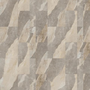 Take Home Sample - Elite 16.73 in. W Hunting Hound Marble Click Lock Luxury Vinyl Tile Flooring