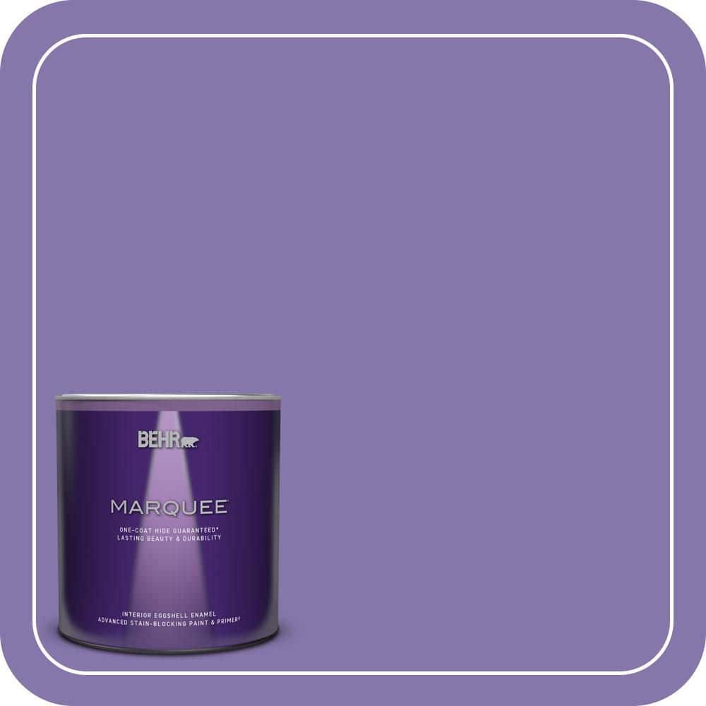 BEHR MARQUEE 1 qt. #640B-6 Grape Parfait Eggshell Enamel Interior Paint ...